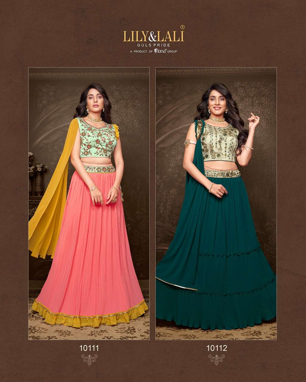 Lily And Lali Tyohar Catalog Designer Wear Lehenga Choli With Skirt Wholesale