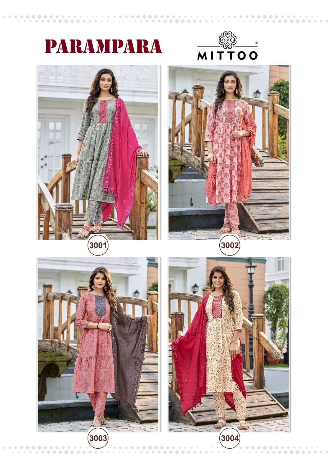 Mittoo Parampara Catalog Chanderi Viscose Kurti With Bottom Dupatta Wholesale