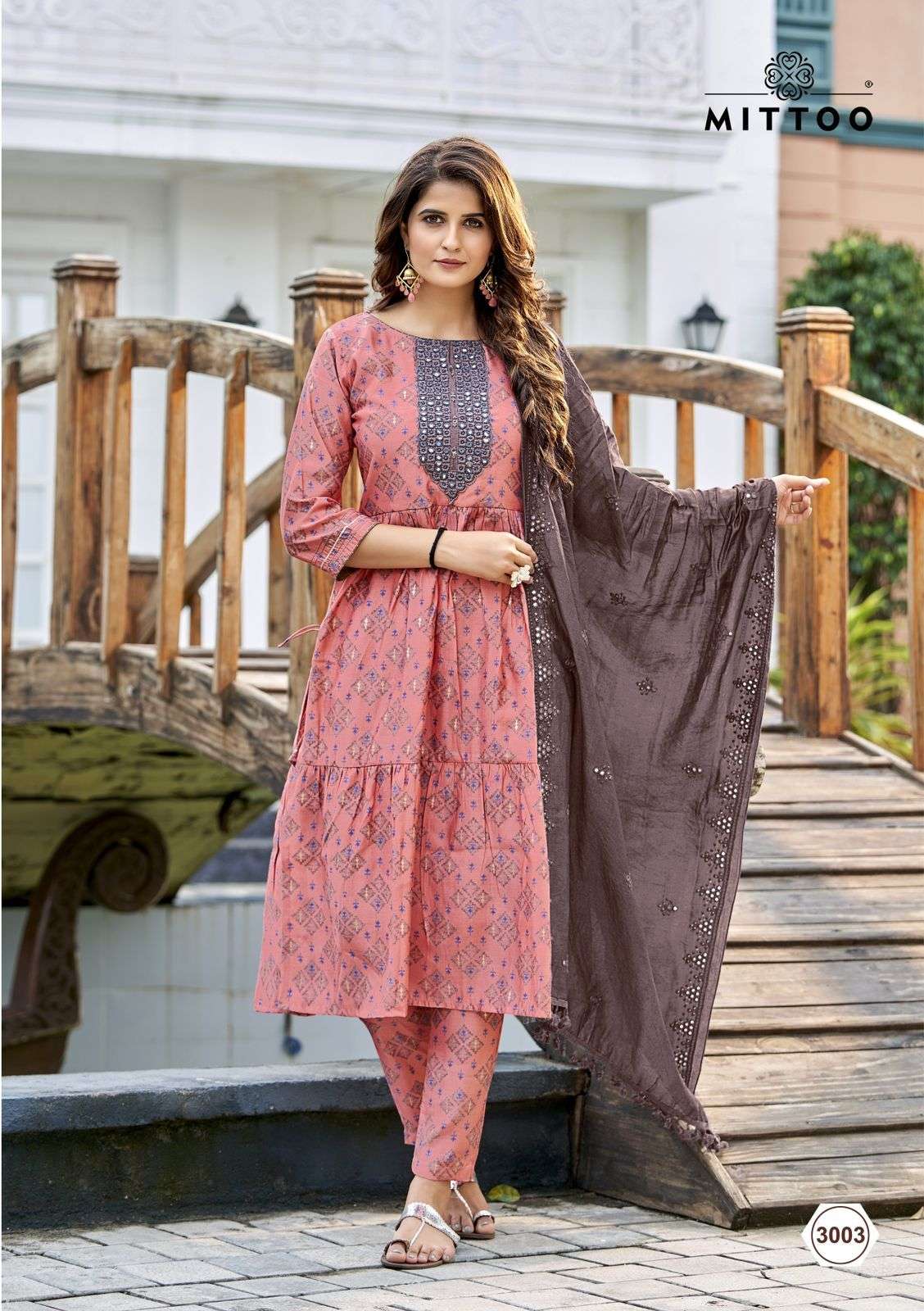 Mittoo Parampara Catalog Chanderi Viscose Kurti With Bottom Dupatta Wholesale