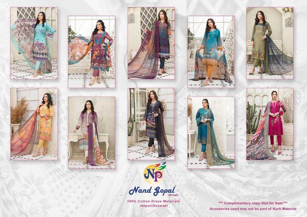 Nand Gopal Nazakat Vol 1 Catalog Cotton Printed Dress Materials Wholesale