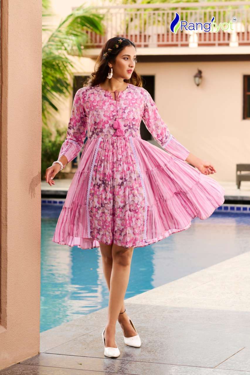 Rangjyot Unique Vol 1 Catalog Western Ladies Top Wholesale