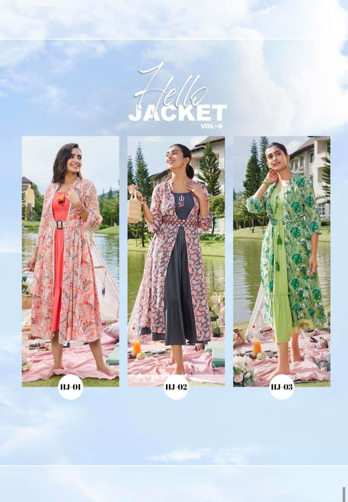 S4u Hello Jackets Vol 8 Catalog Exclusive Wear Kurtis Wholesale