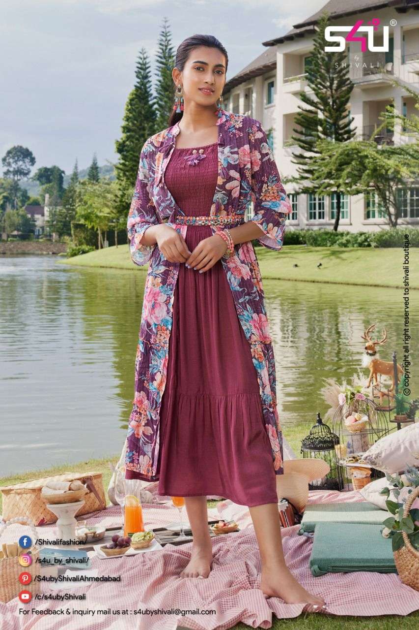 S4u Hello Jackets Vol 8 Catalog Exclusive Wear Kurtis Wholesale