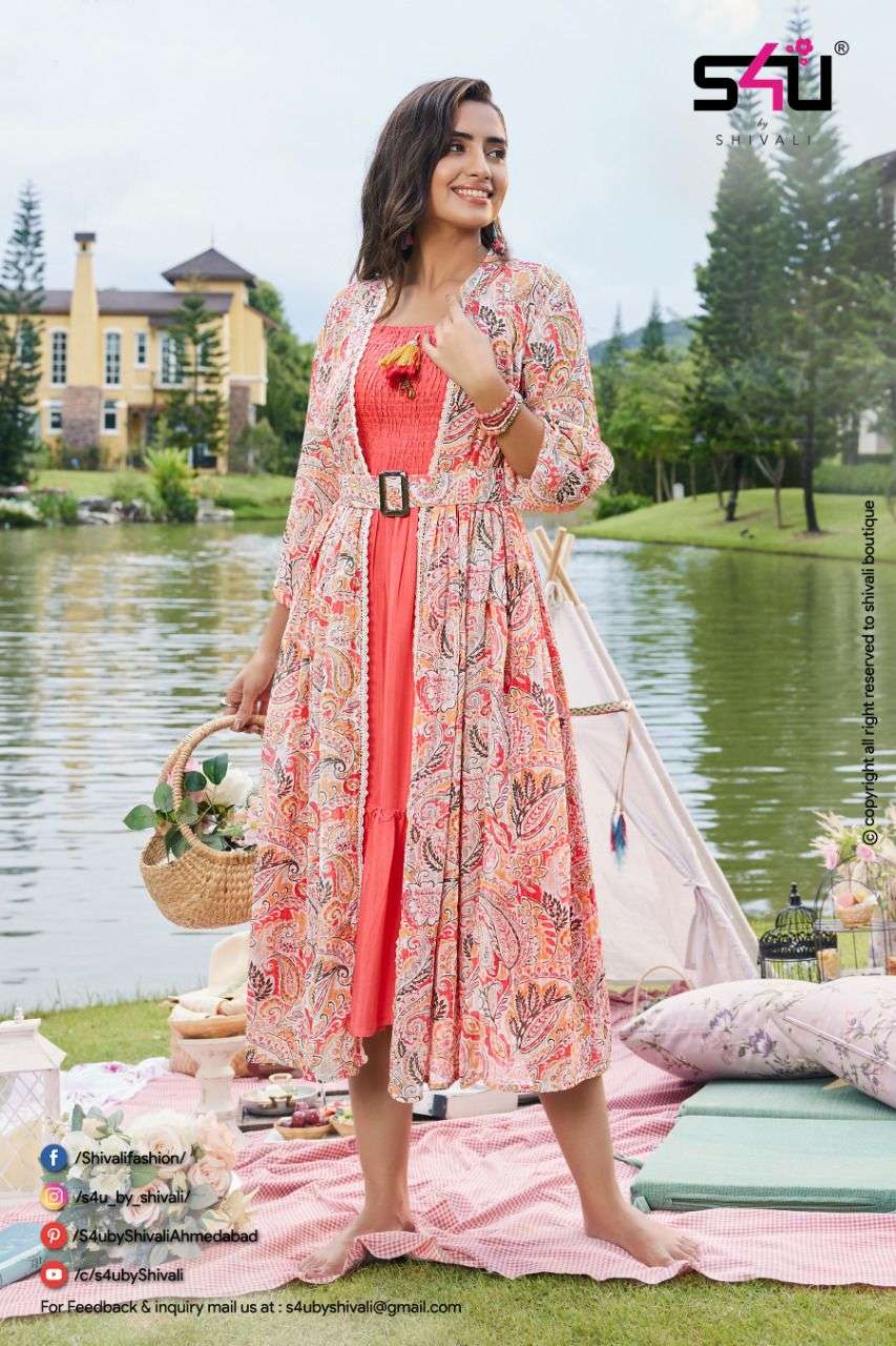 S4u Hello Jackets Vol 8 Catalog Exclusive Wear Kurtis Wholesale
