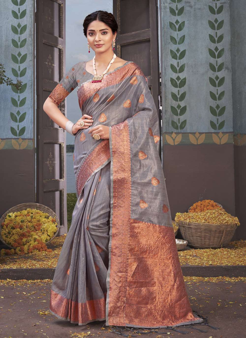 Sangam Padmini Vol 2 Catalog Organza Weaving Rich Pallu Sarees Wholesale