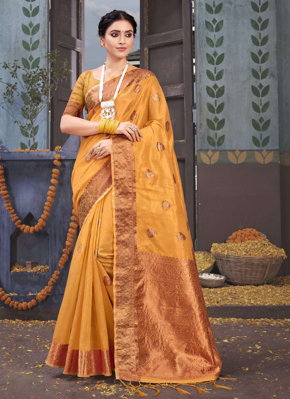 Sangam Padmini Vol 2 Catalog Organza Weaving Rich Pallu Sarees Wholesale