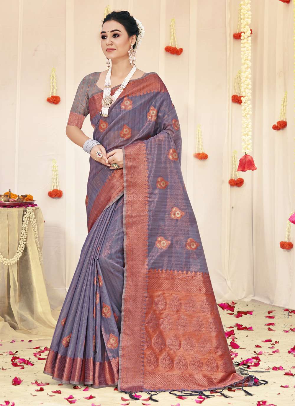 Sangam Padmini Vol 3 Catalog Organza Weaving Rich Pallu Sarees Wholesale