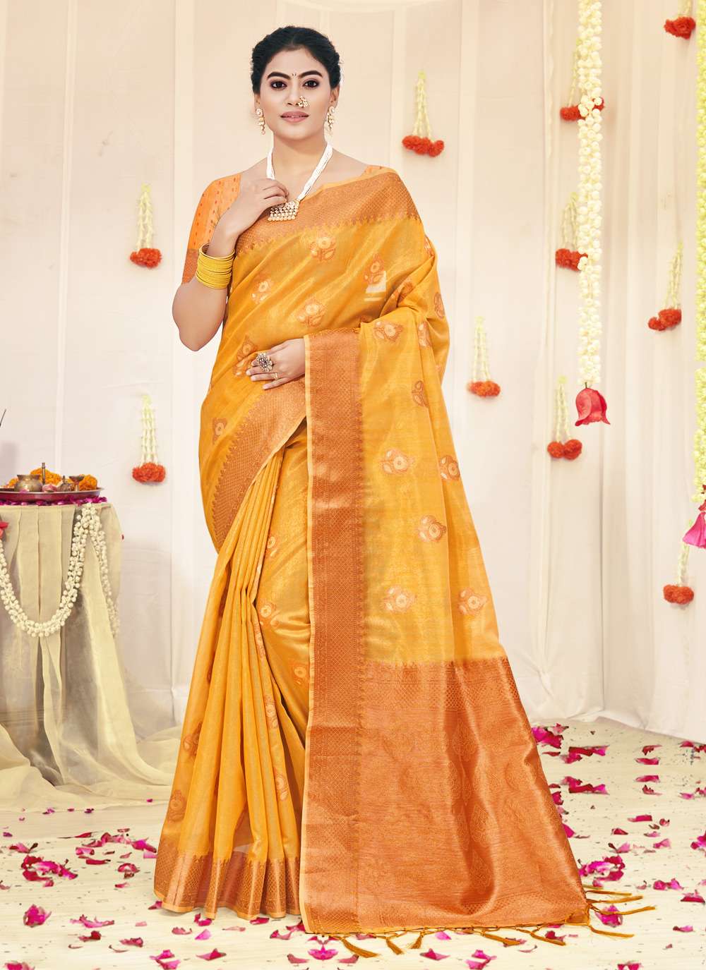 Sangam Padmini Vol 3 Catalog Organza Weaving Rich Pallu Sarees Wholesale