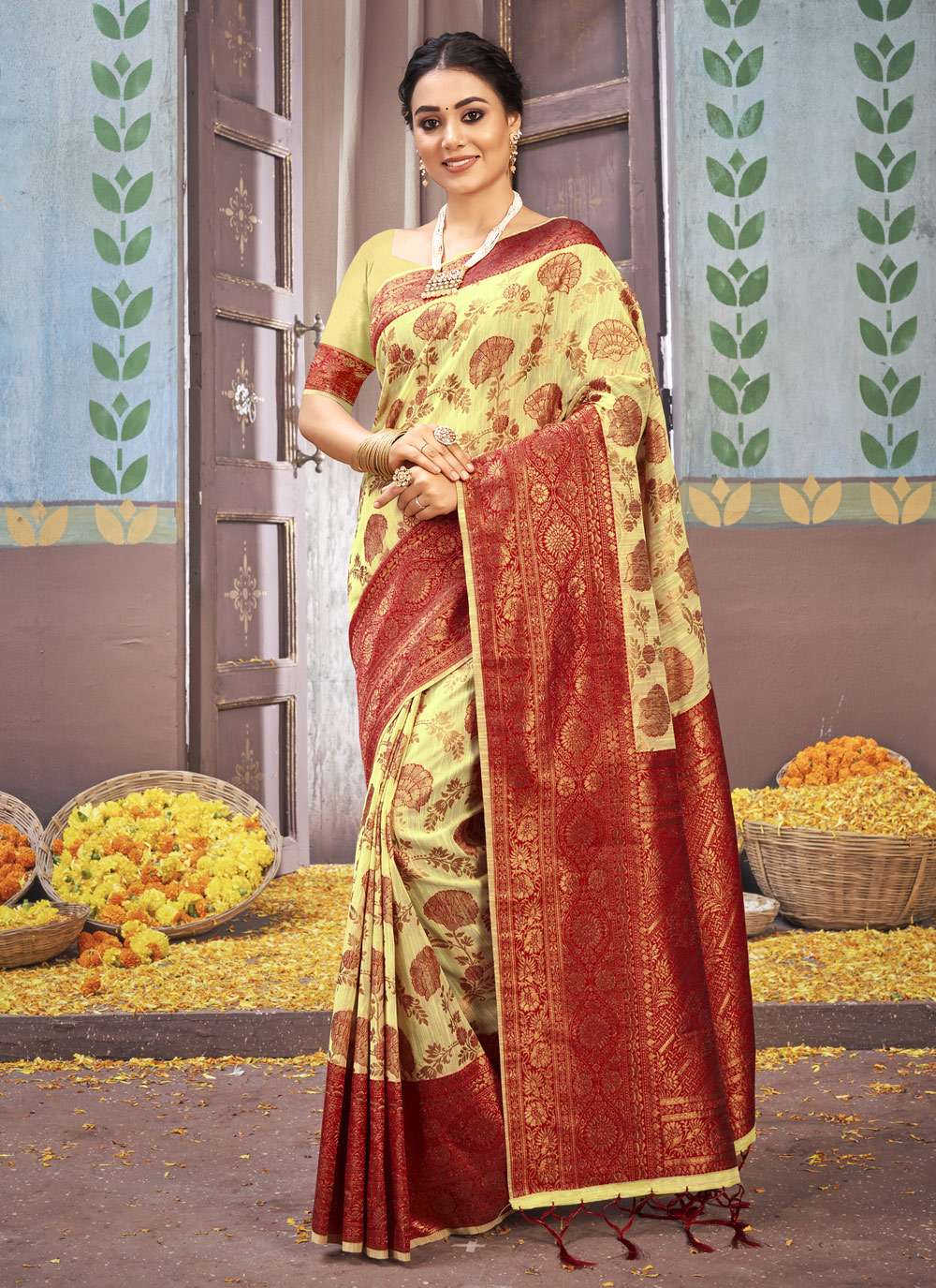 Sangam Vasu Pujya Vol 3 Catalog Casual Wear Cotton Sarees Wholesale