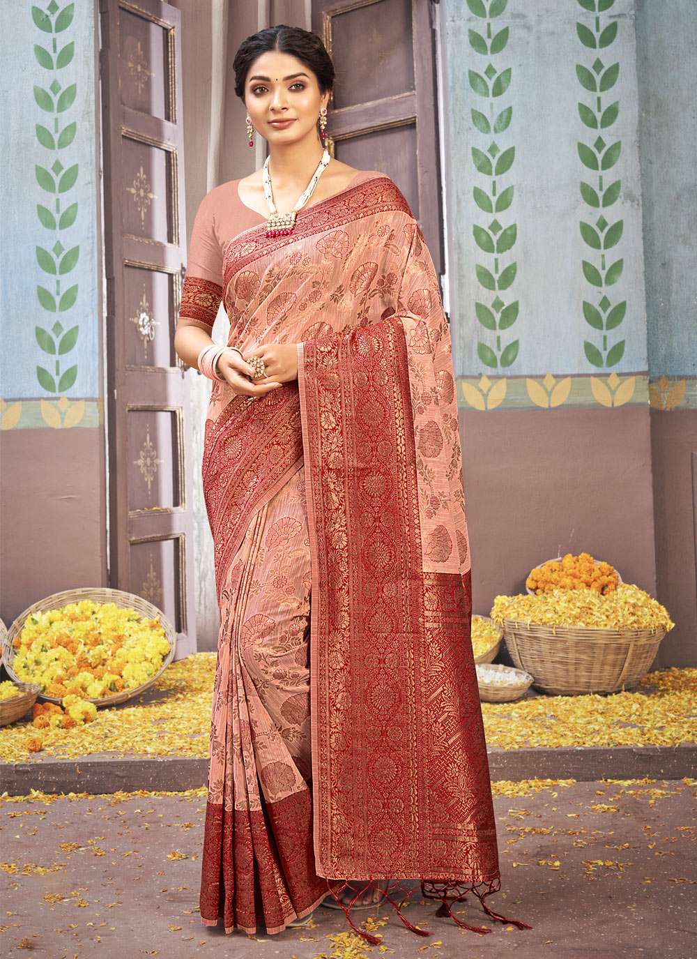 Sangam Vasu Pujya Vol 3 Catalog Casual Wear Cotton Sarees Wholesale