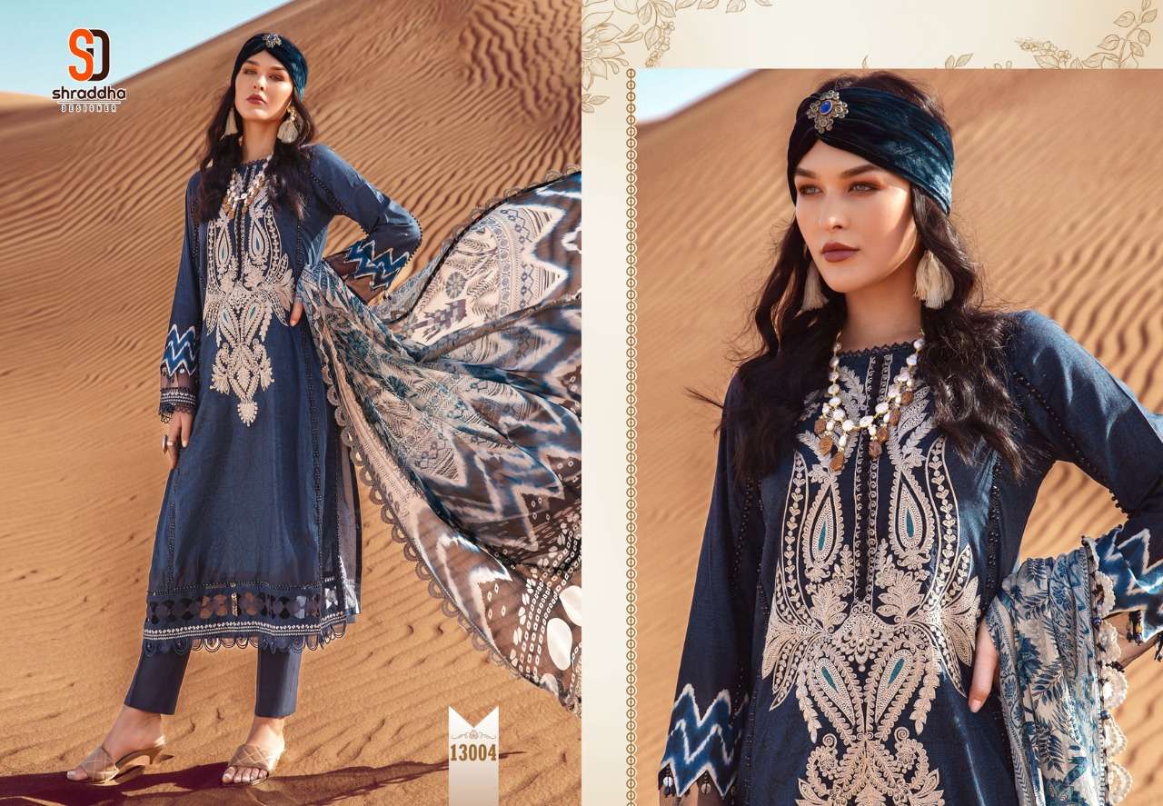 Shraddha M Print Vol 13 Catalog Lawn Cotton Pakistani Salwar Suits Wholesale