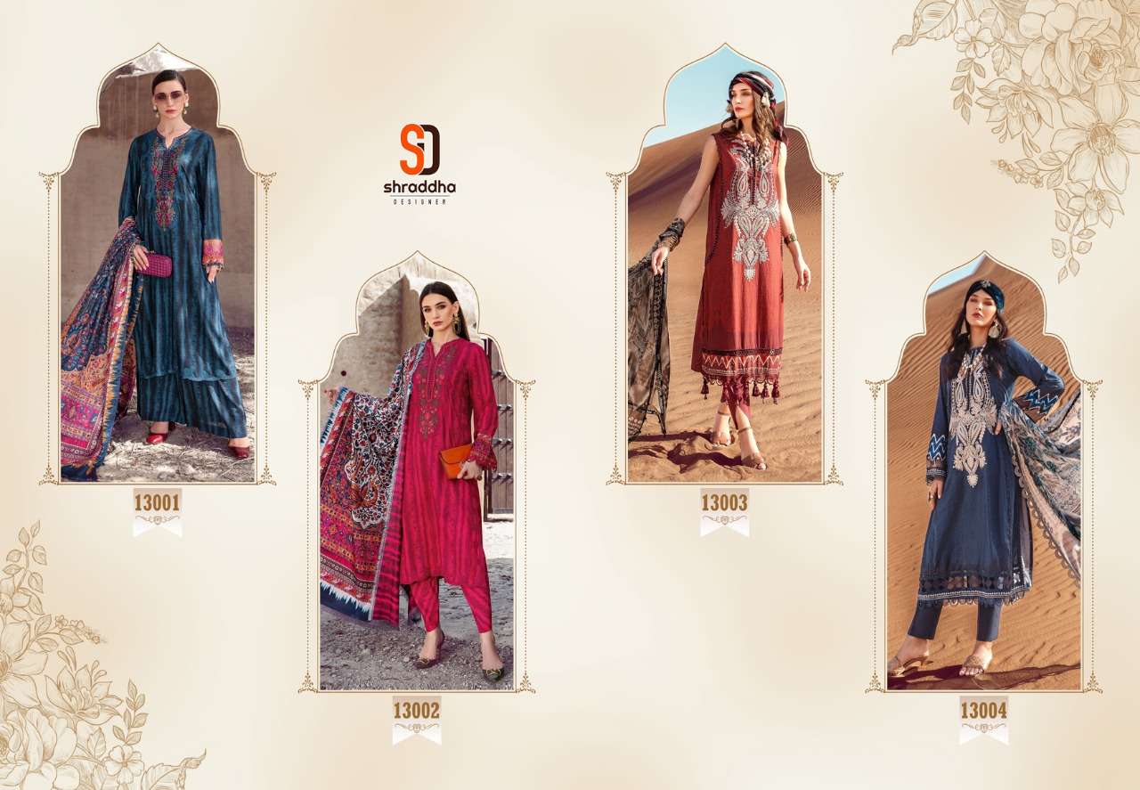 Shraddha M Print Vol 13 Catalog Lawn Cotton Pakistani Salwar Suits Wholesale