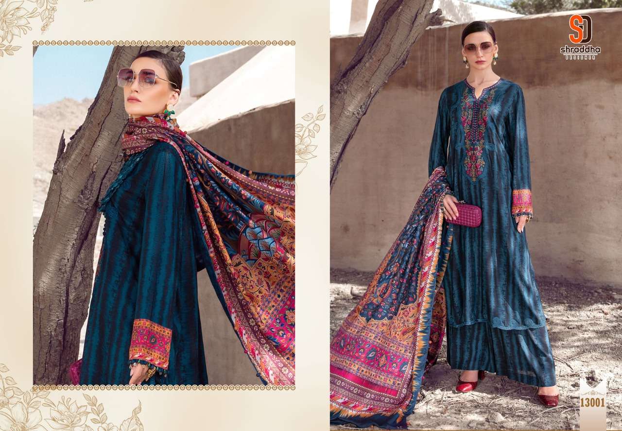 Shraddha M Print Vol 13 Catalog Lawn Cotton Pakistani Salwar Suits Wholesale