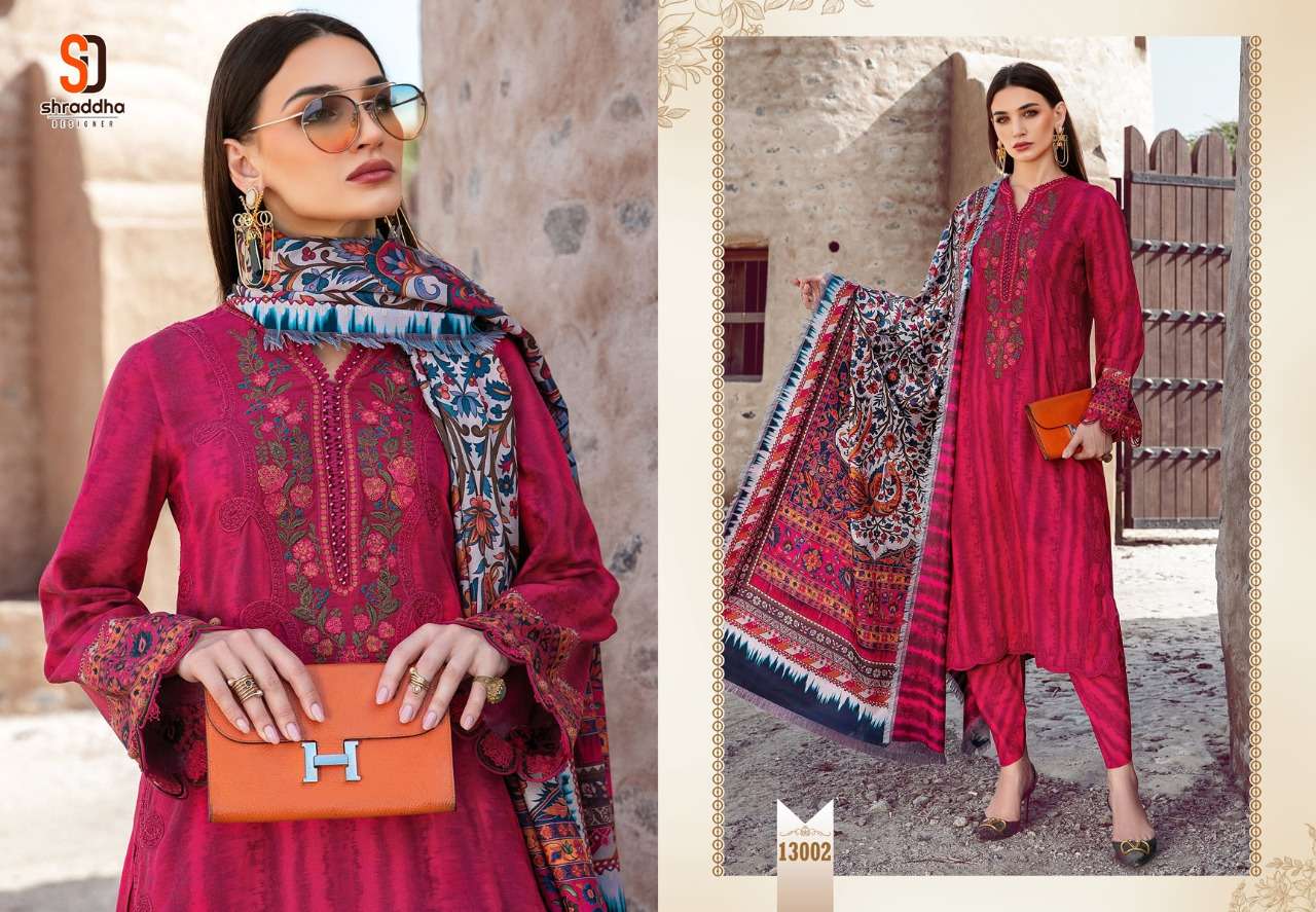 Shraddha M Print Vol 13 Catalog Lawn Cotton Pakistani Salwar Suits Wholesale