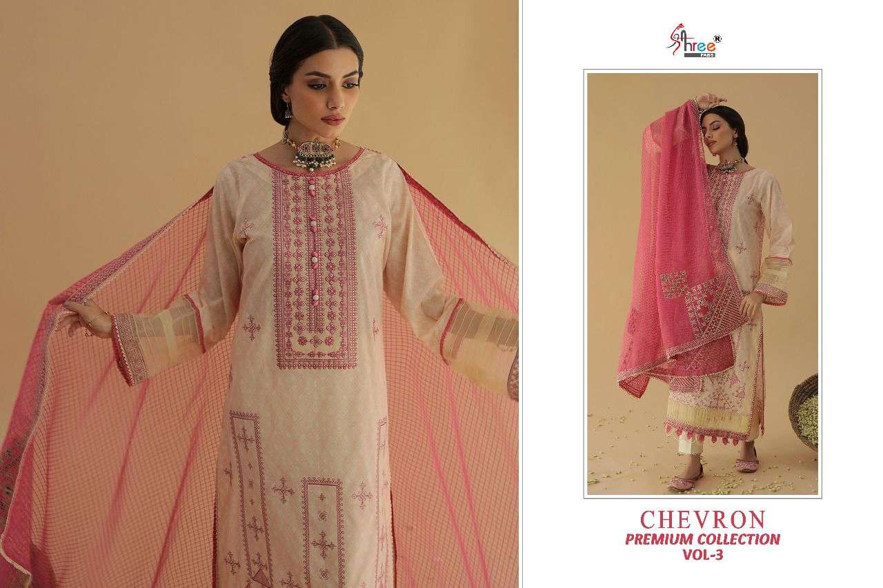 Shree Chevron Premium Collection Vol 3 Catalog Pakistani Salwar Suits Wholesale
