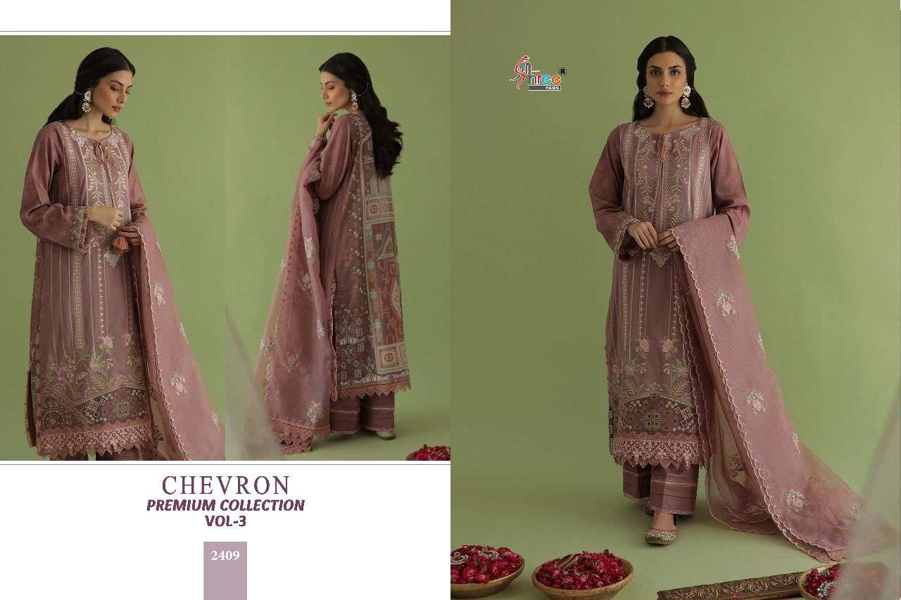 Shree Chevron Premium Collection Vol 3 Catalog Pakistani Salwar Suits Wholesale