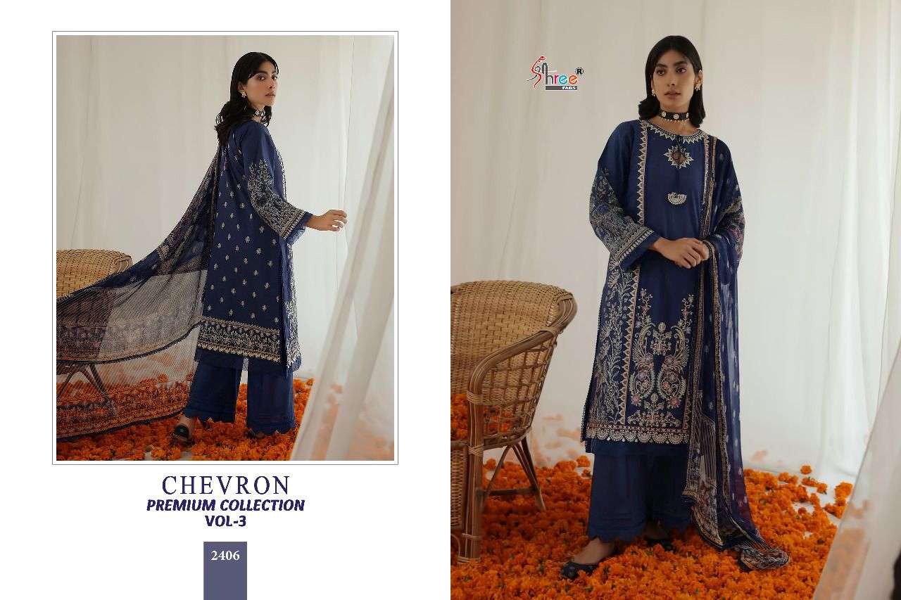 Shree Chevron Premium Collection Vol 3 Catalog Pakistani Salwar Suits Wholesale