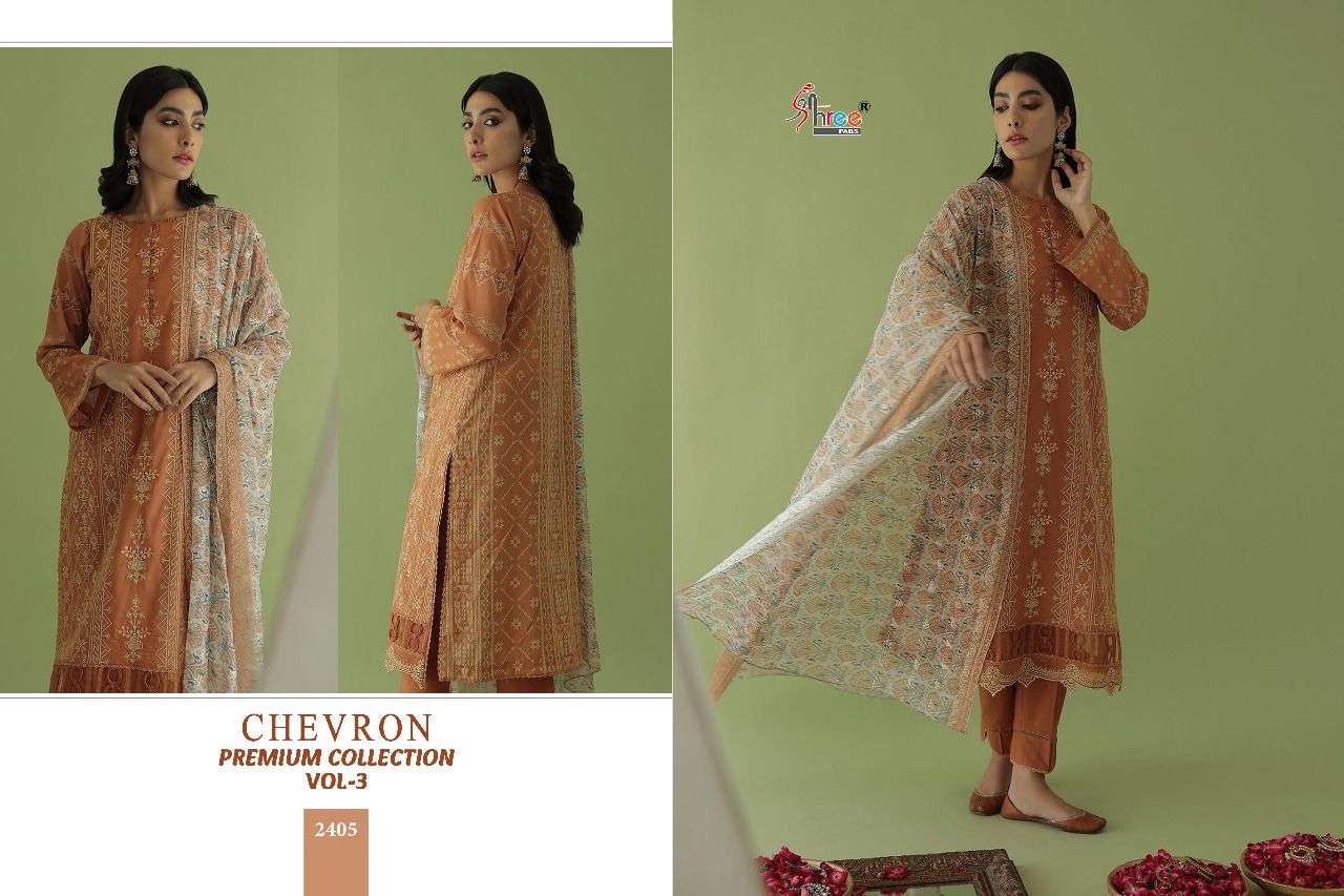 Shree Chevron Premium Collection Vol 3 Catalog Pakistani Salwar Suits Wholesale