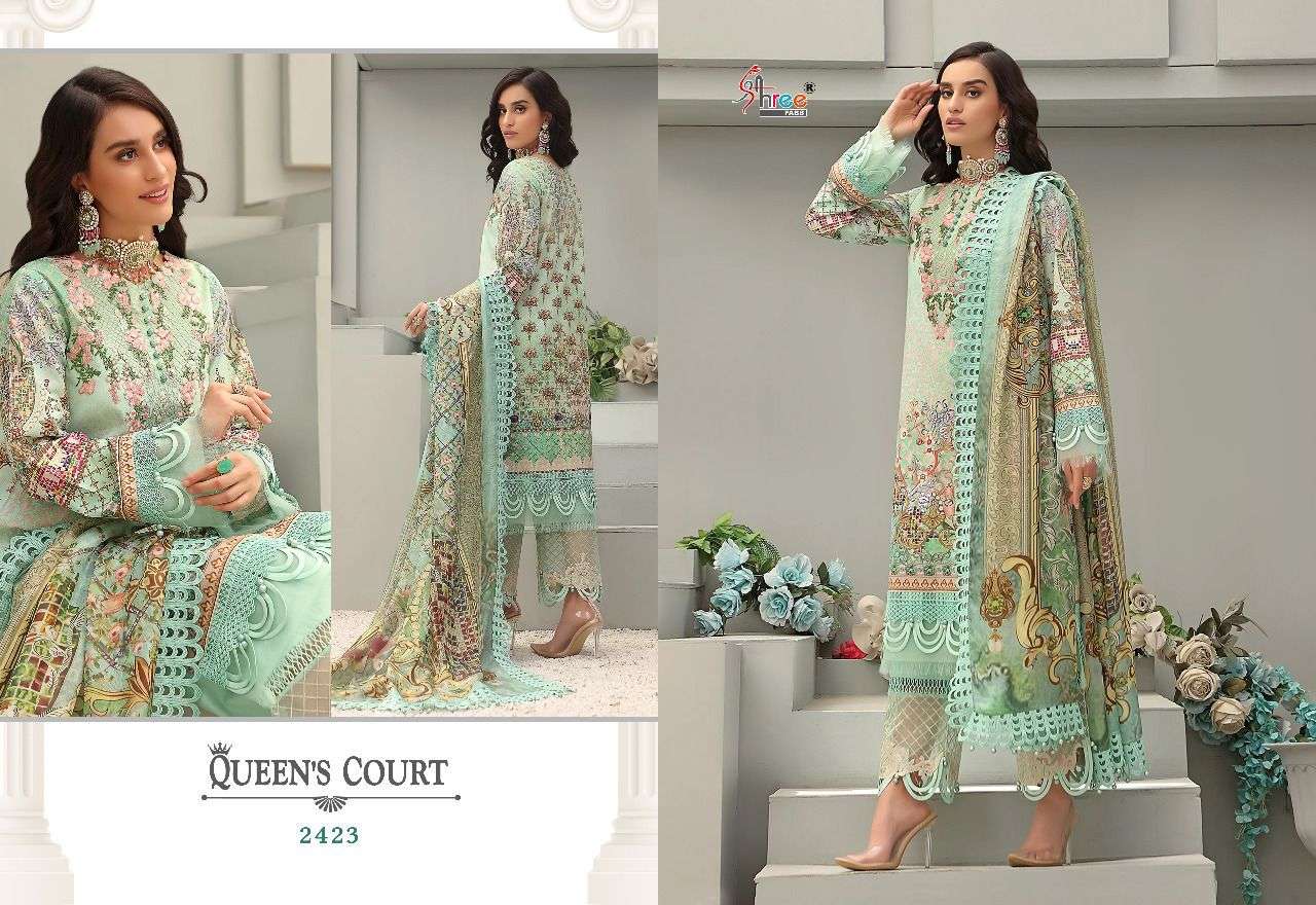 Shree Queens Court Catalog Pakistani Salwar Suits Wholesale