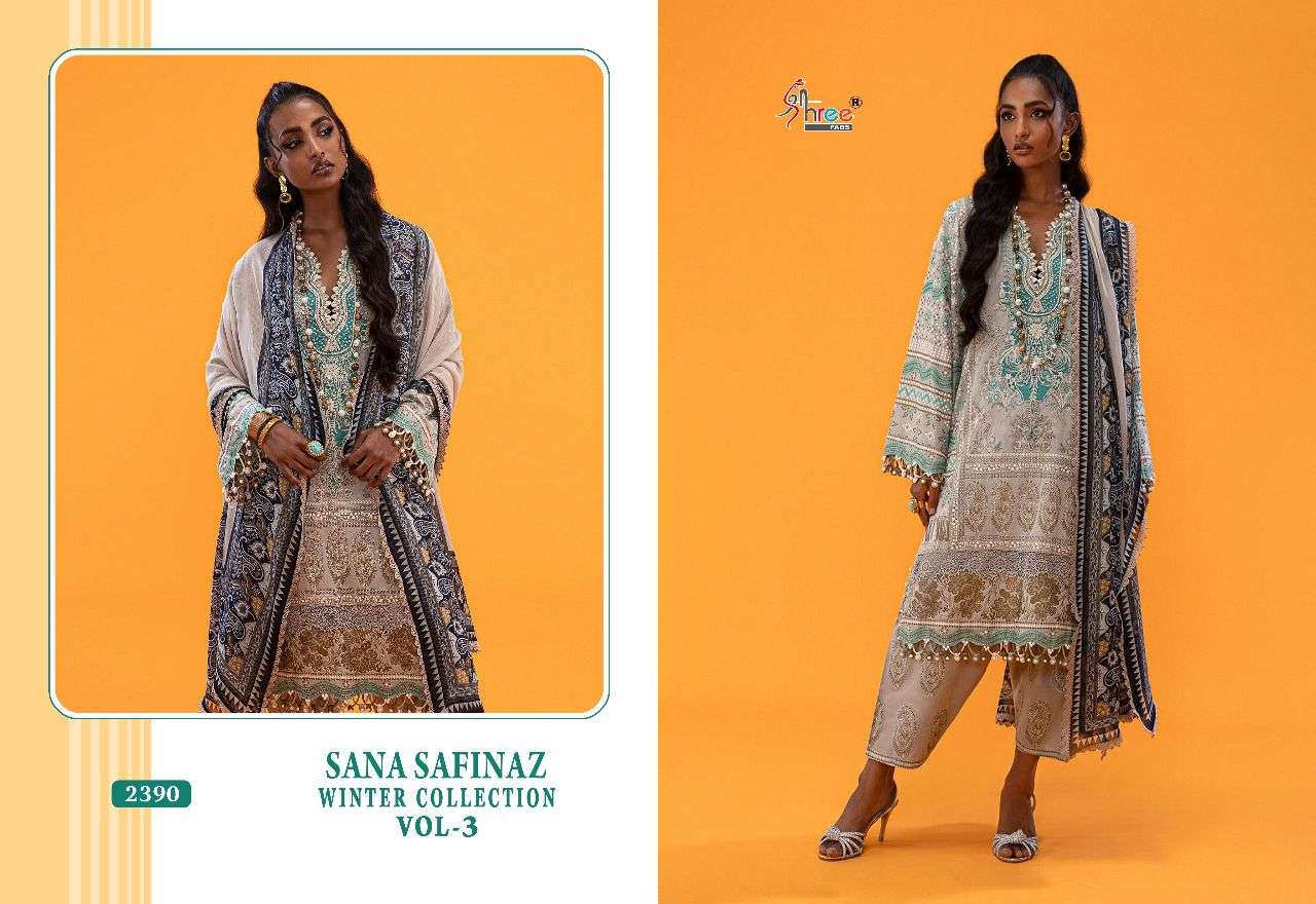 Shree Sana Safinaz Winter Collection Vol 3 Catalog Pakistani Salwar Suits Wholesale