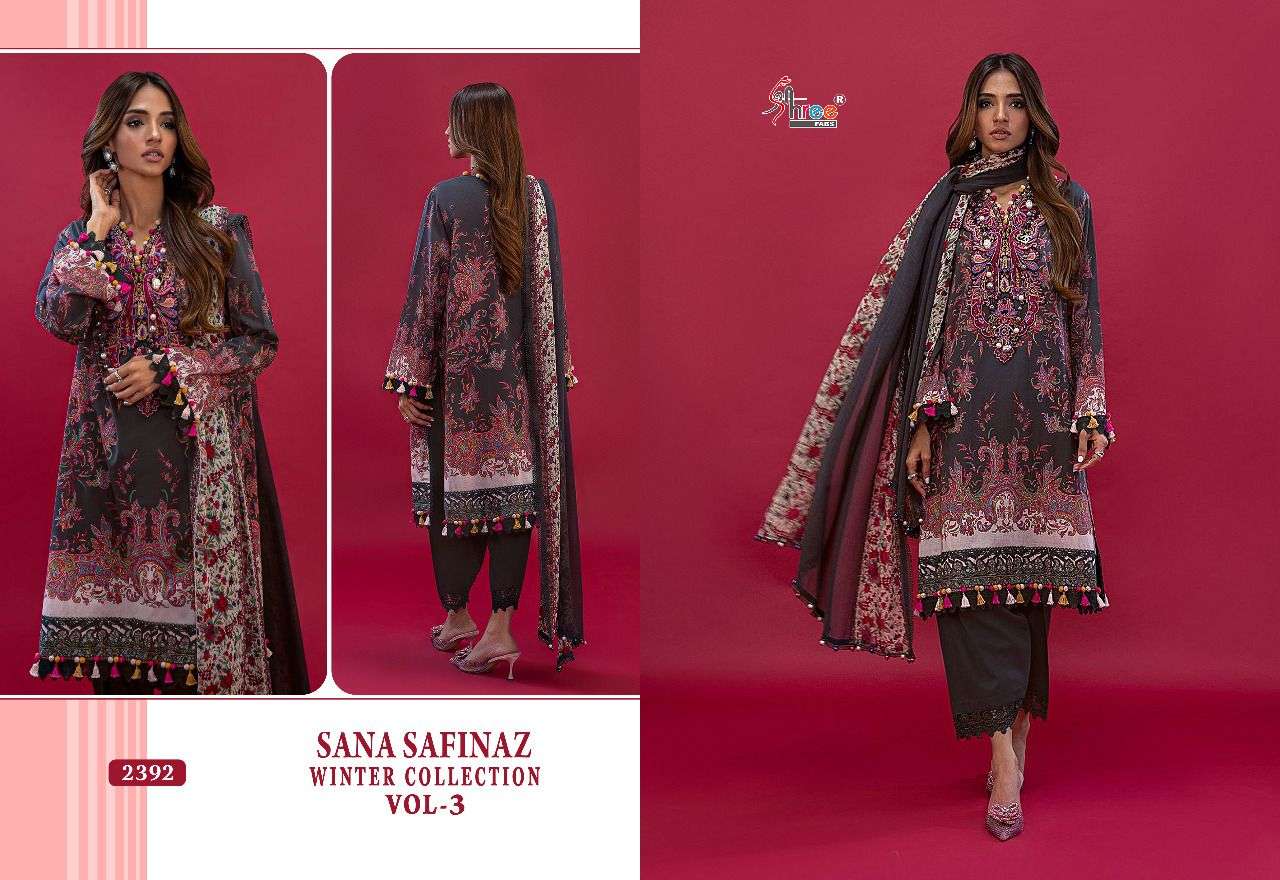 Shree Sana Safinaz Winter Collection Vol 3 Catalog Pakistani Salwar Suits Wholesale