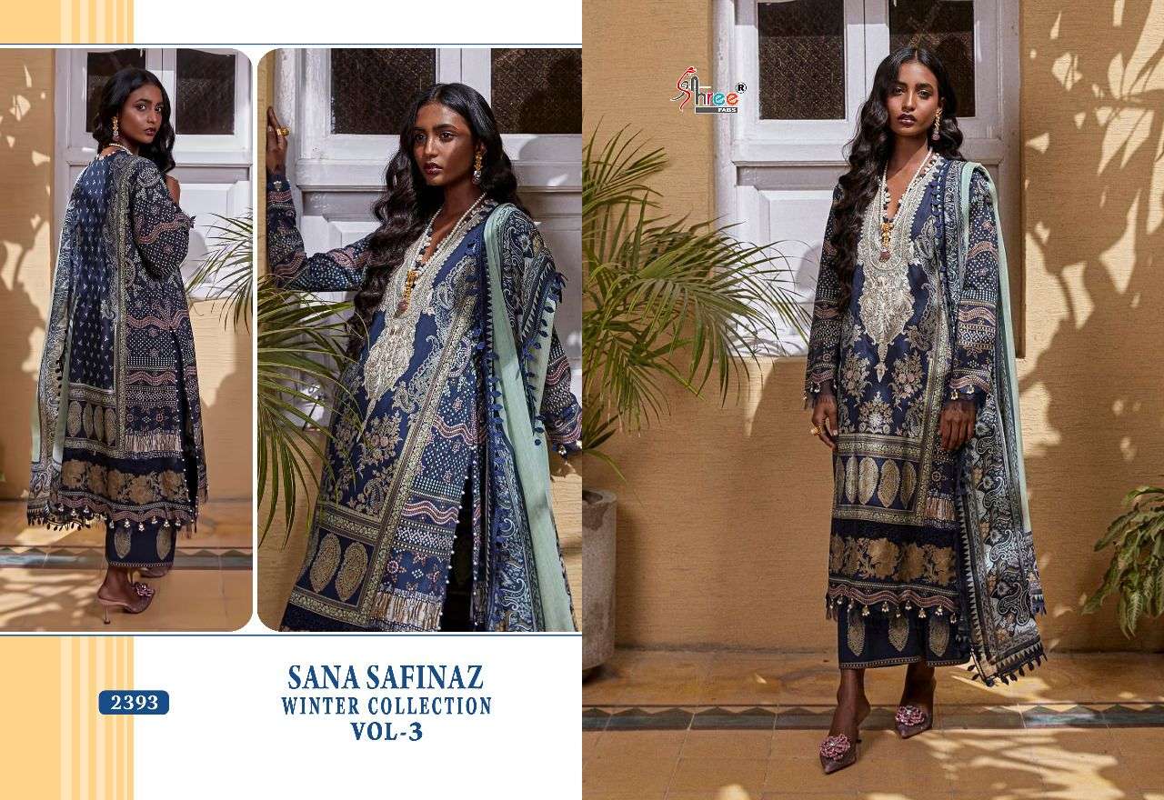 Shree Sana Safinaz Winter Collection Vol 3 Catalog Pakistani Salwar Suits Wholesale