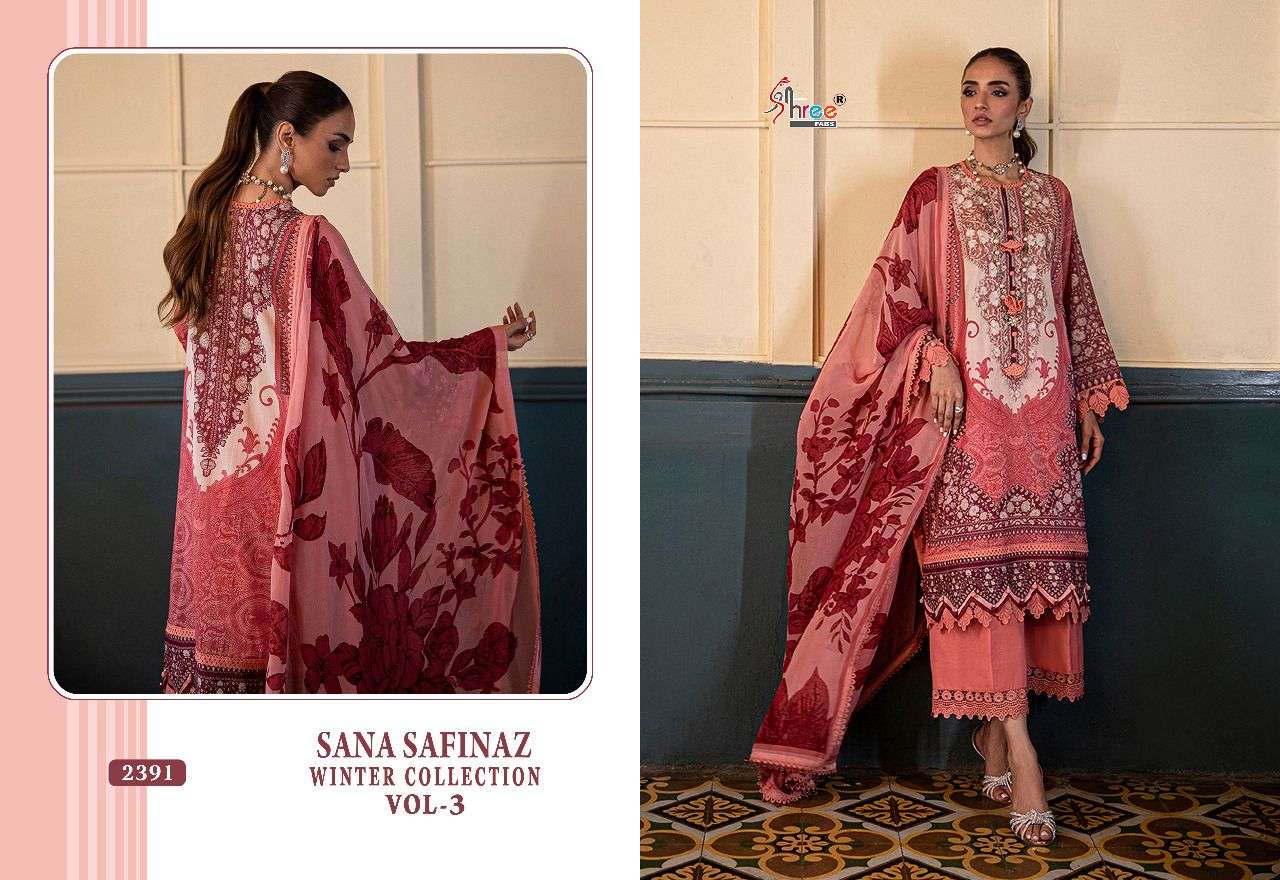 Shree Sana Safinaz Winter Collection Vol 3 Catalog Pakistani Salwar Suits Wholesale