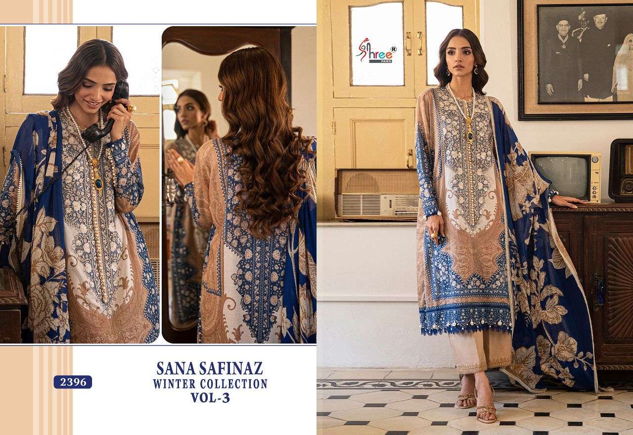 Shree Sana Safinaz Winter Collection Vol 3 Catalog Pakistani Salwar Suits Wholesale