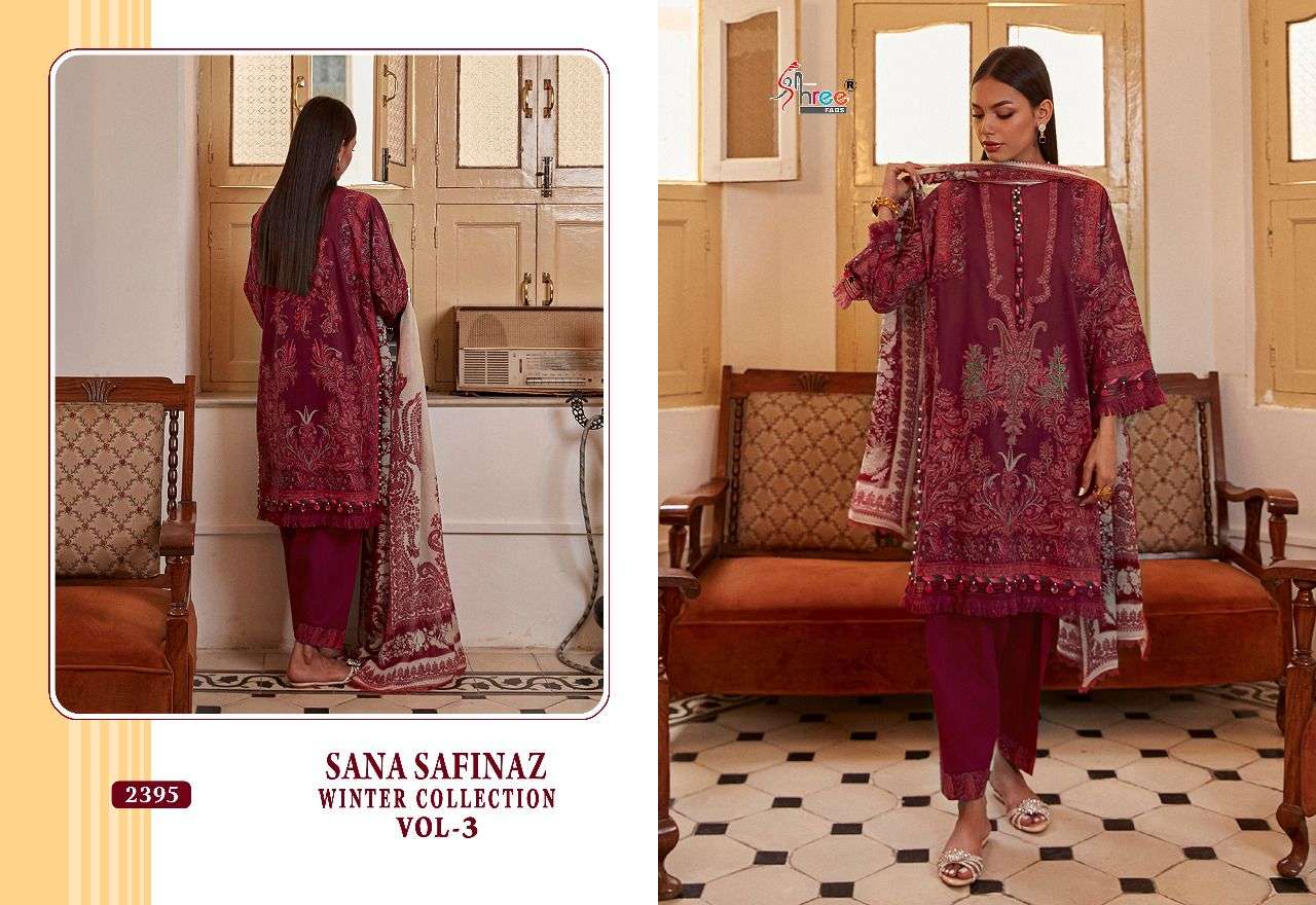 Shree Sana Safinaz Winter Collection Vol 3 Catalog Pakistani Salwar Suits Wholesale