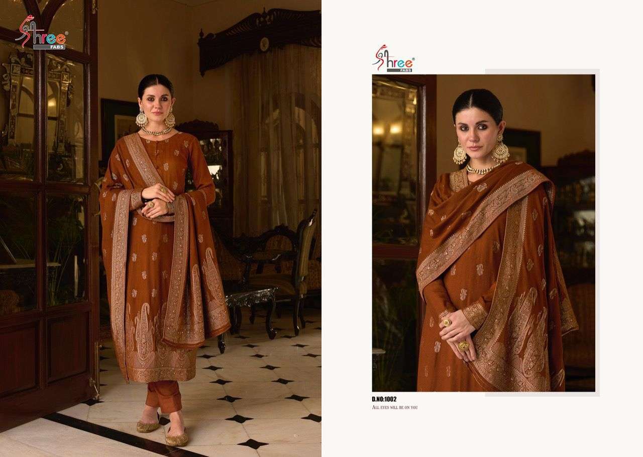 Shree Shiddat Catalog Pure Viscose Pashmina Dress Materials Wholesale