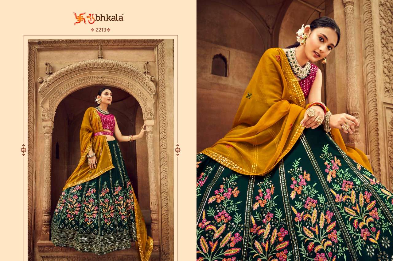 Shubhkala Bridesmaid Vol 25 Catalog New Exclusive Bridal Lehenga Choli Wholesale