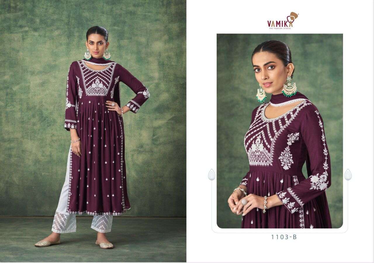 Vamika Aadhira Catalog Pure Rayon Kurti With Bottom Dupatta Wholesale