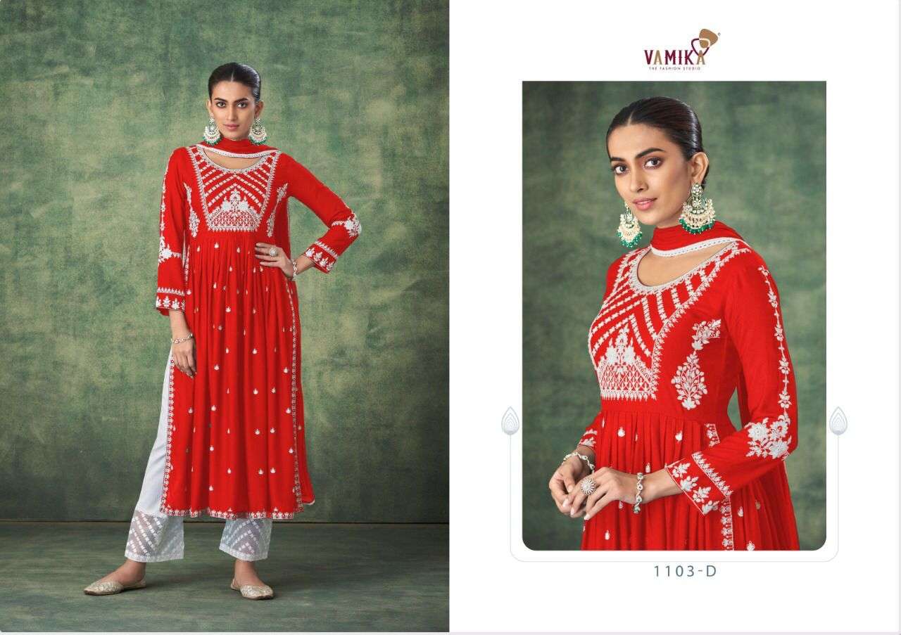 Vamika Aadhira Catalog Pure Rayon Kurti With Bottom Dupatta Wholesale