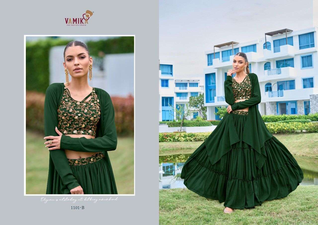Vamika Attraction Catalog Designer Wear Lehenga Choli Wholesale