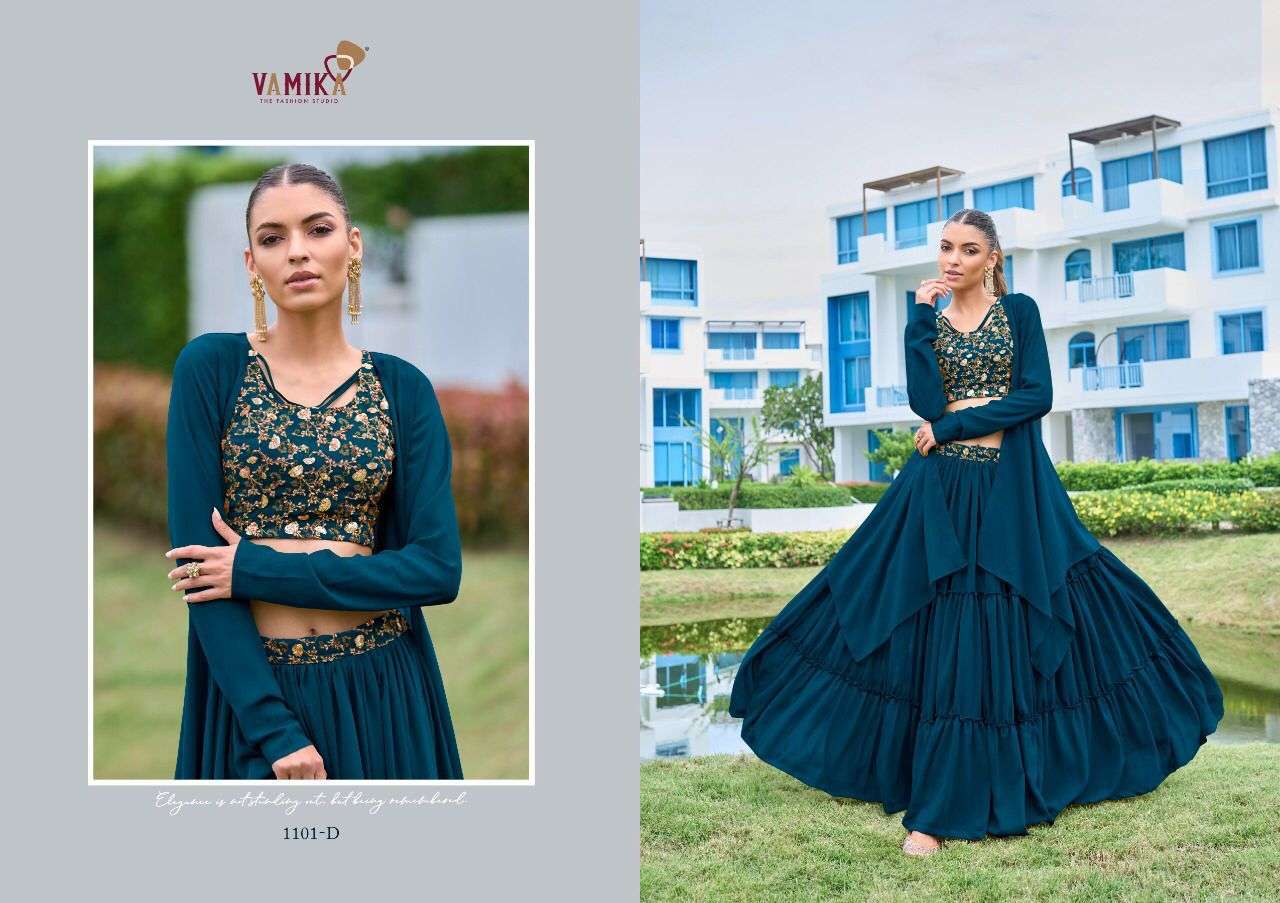 Vamika Attraction Catalog Designer Wear Lehenga Choli Wholesale