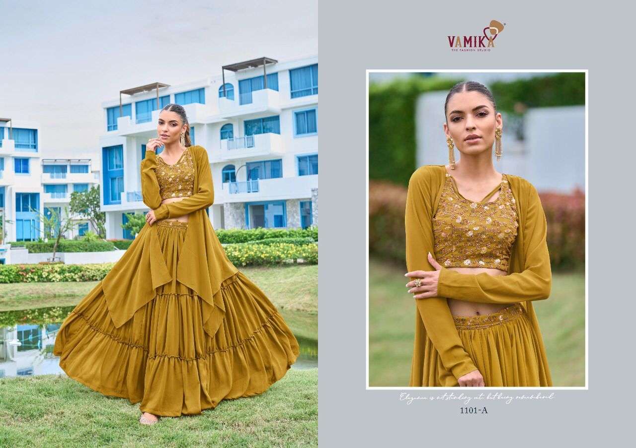Vamika Attraction Catalog Designer Wear Lehenga Choli Wholesale