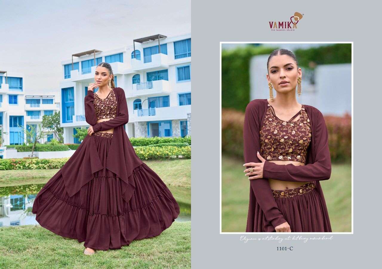 Vamika Attraction Catalog Designer Wear Lehenga Choli Wholesale