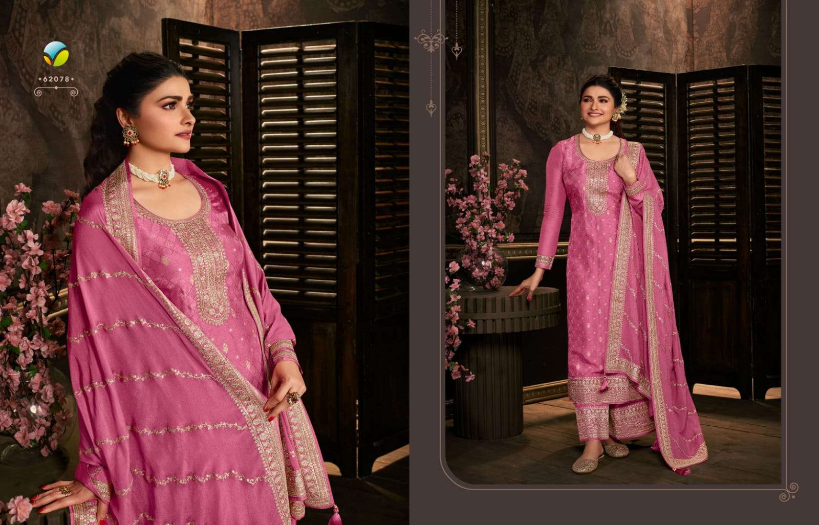 Vinay Kaseesh Soha Catalog Designer Wear Pakistani Salwar Suits Wholesale