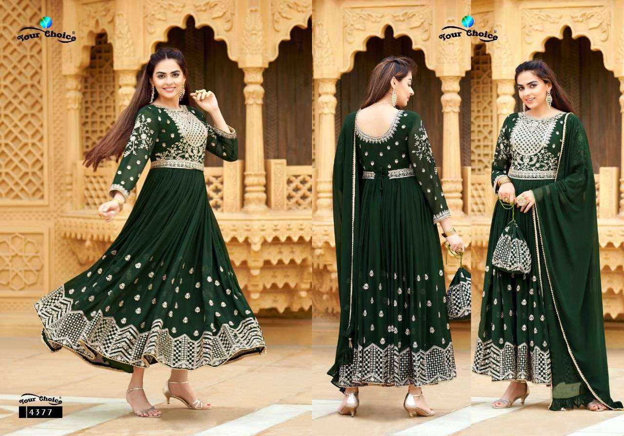 Your Choice Bonaza Catalog Georgette Wear Designer Salwar Suits Wholesale