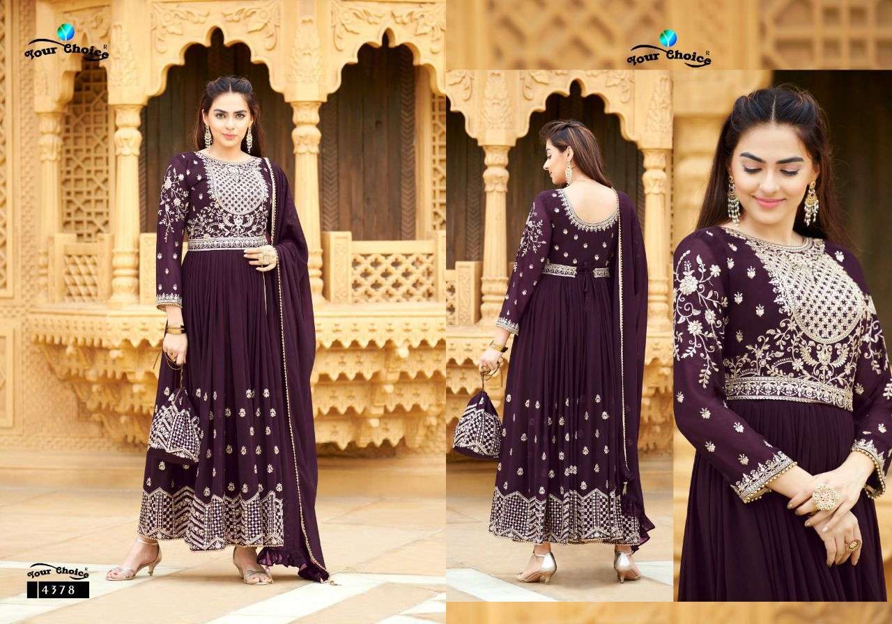 Your Choice Bonaza Catalog Georgette Wear Designer Salwar Suits Wholesale