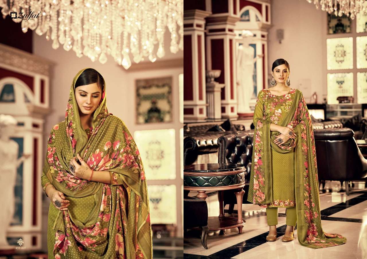 Zulfat Al Marina Catalog Premium Wear Woollen Pashmina Dress Materials Wholesale