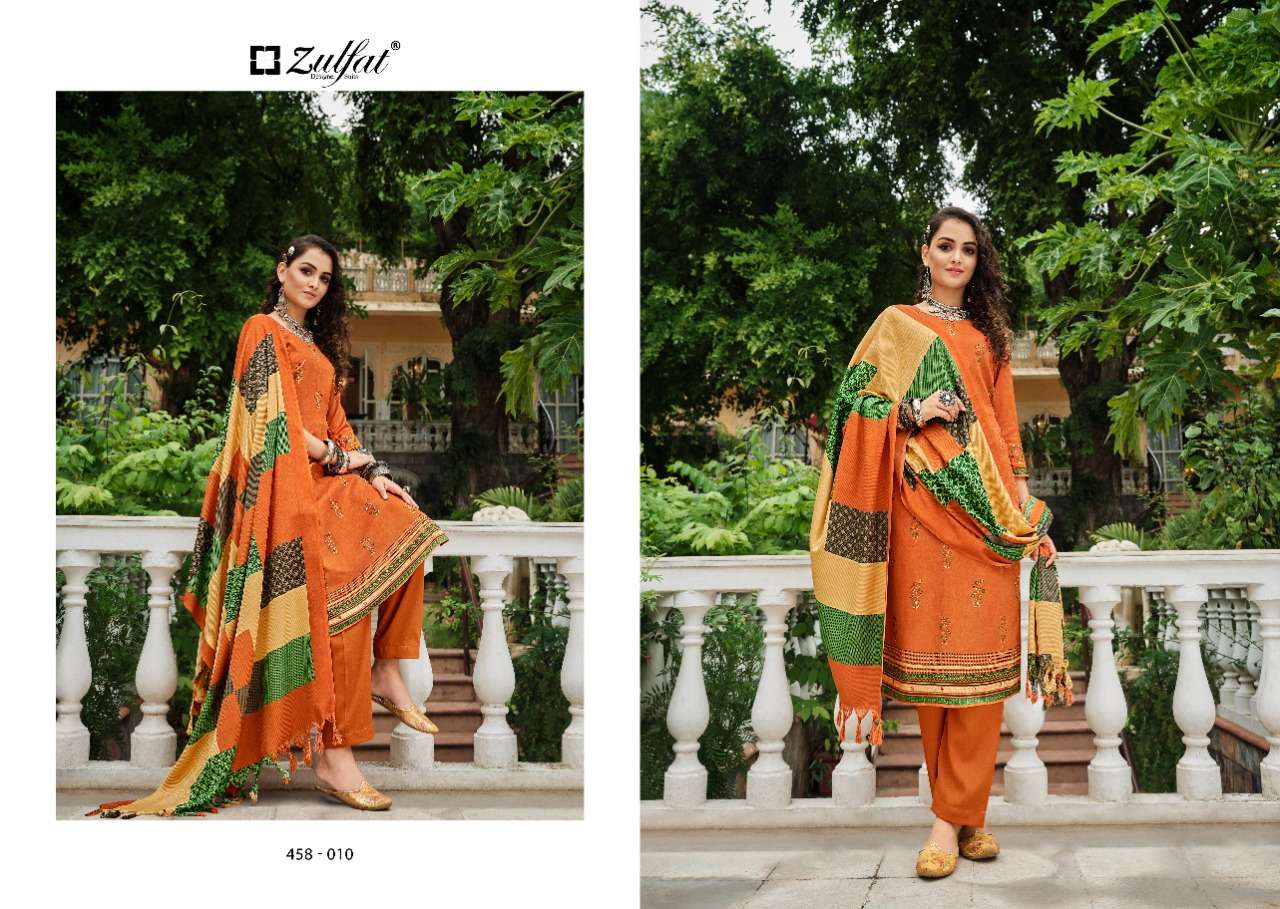 Zulfat Nusrat Catalog Ready Made Exclusive Designer Dress Materials Wholesale