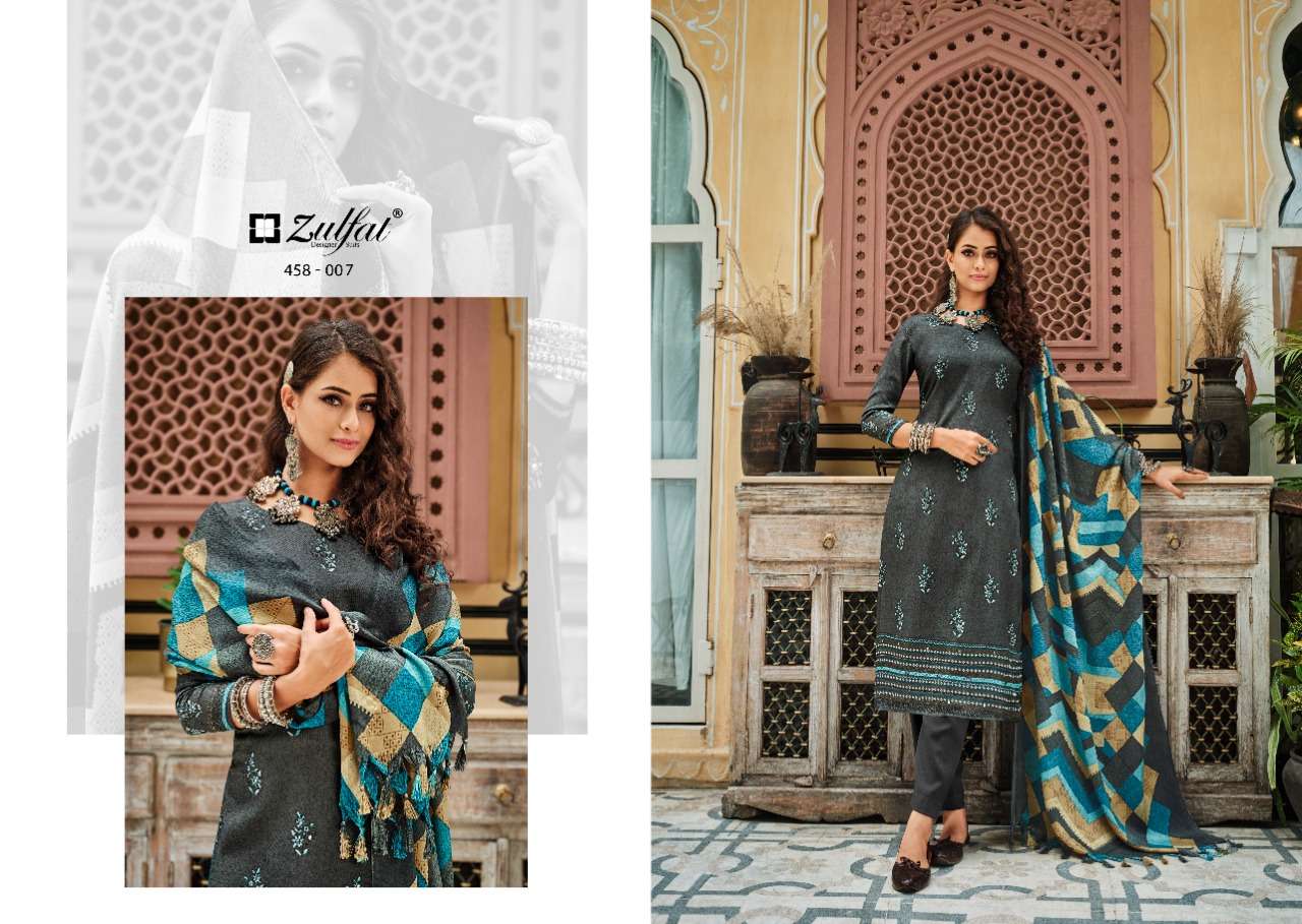 Zulfat Nusrat Catalog Ready Made Exclusive Designer Dress Materials Wholesale