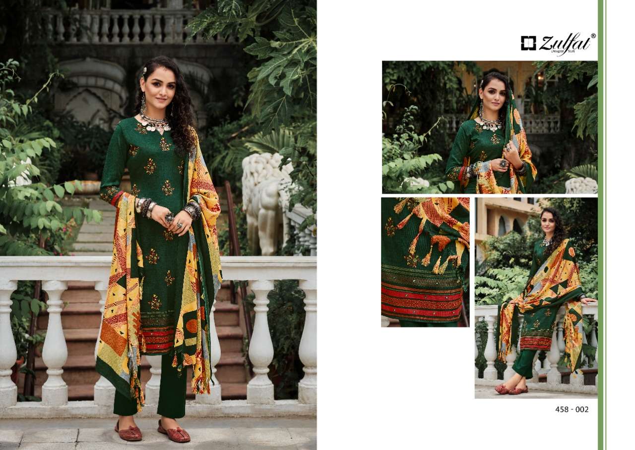 Zulfat Nusrat Catalog Ready Made Exclusive Designer Dress Materials Wholesale