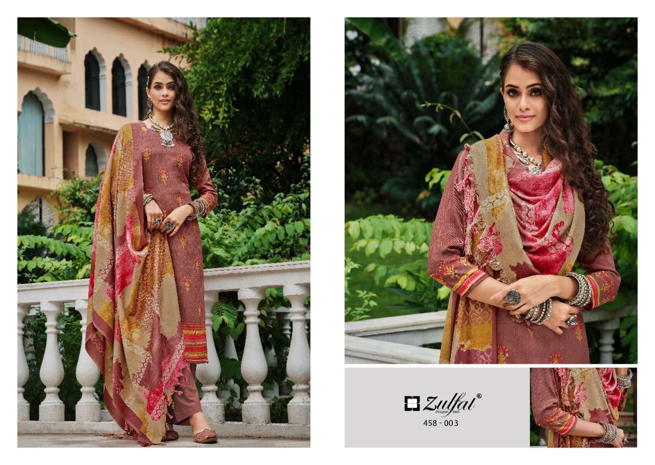 Zulfat Nusrat Catalog Ready Made Exclusive Designer Dress Materials Wholesale