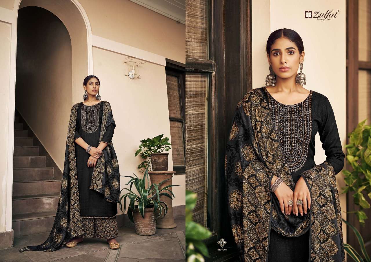 Zulfat Sohni Vol 2 Catalog Embroidery Wear Pashmina Dress Materials Wholesale