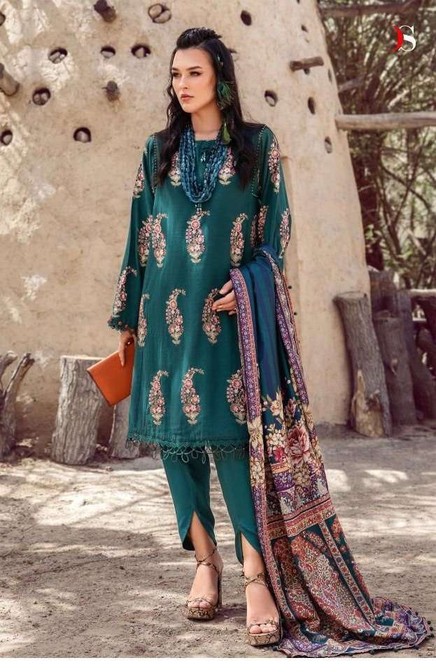 PURE COTTON SALWAR SUITS WITH CHIFFON DUPATTA