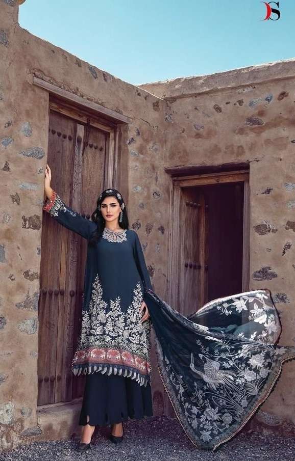 DEEPSY MARIA B  22 5 PURE COTTON SALWAR SUITS WITH CHIFFON DUPATTA
