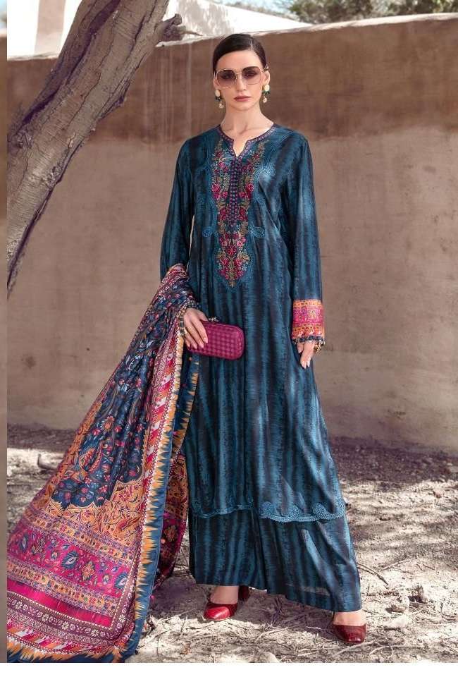 DEEPSY MARIA B  22 5 PURE COTTON SALWAR SUITS WITH CHIFFON DUPATTA