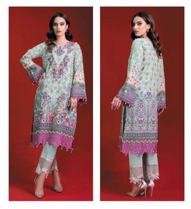 Firdous Solitaire By DEEPSY SUITS On Pure Cotton With Heavy Patch Embroidery 